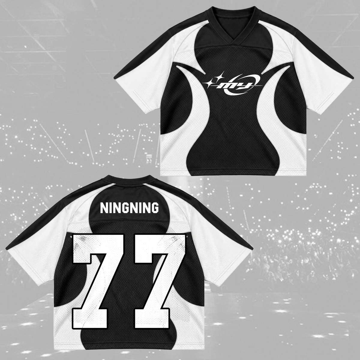 Aespa Complexity Synk Retro Sporty Mixed Mesh Trikot Fan-Geschenke