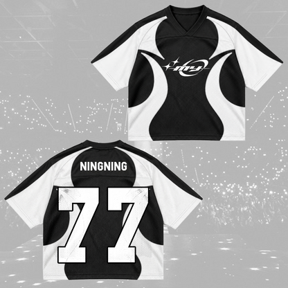 Aespa Complexity Synk Retro Sporty Mixed Mesh Trikot Fan-Geschenke