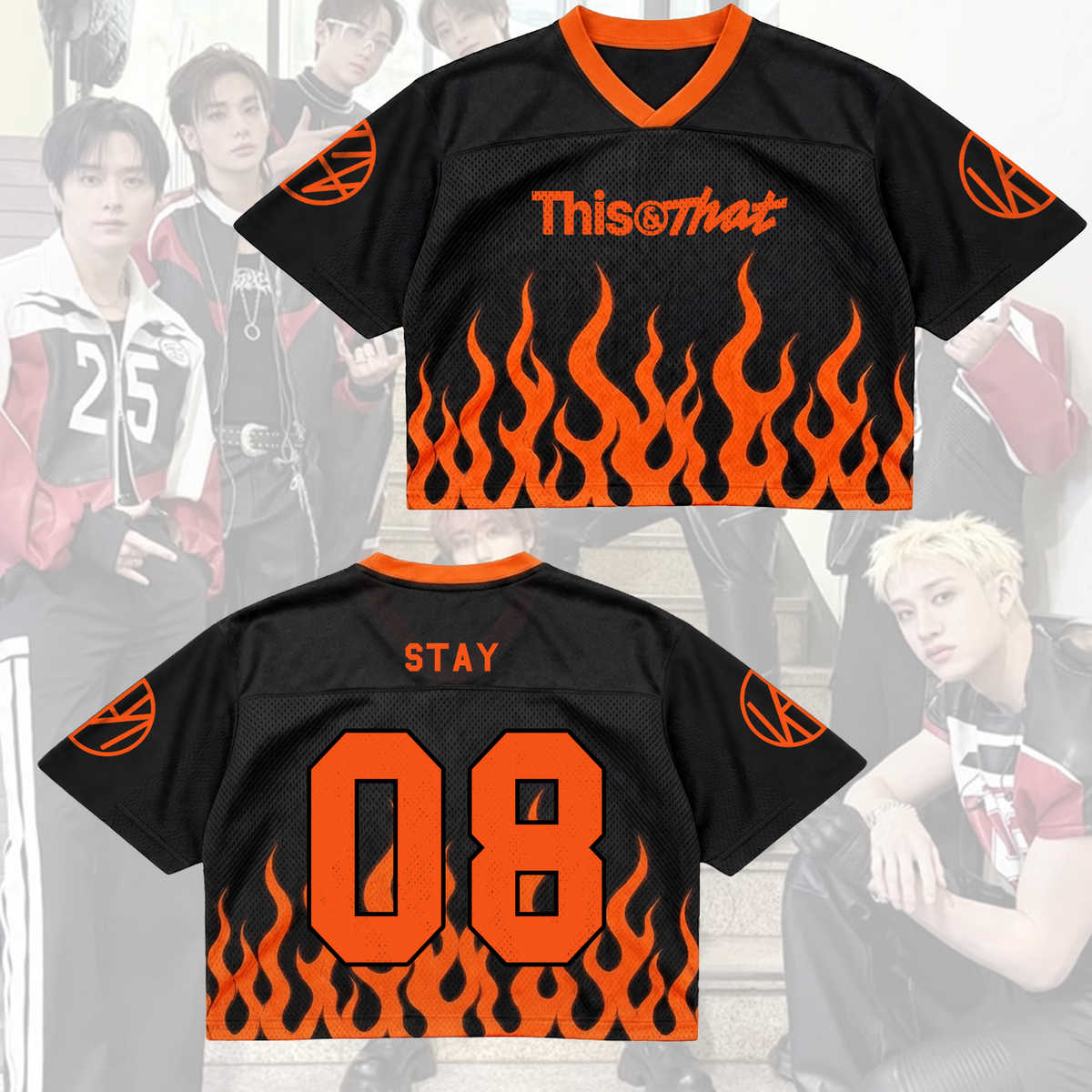 Bold Stray Kids This That Album Jersey Run It Merch Geschenk für STAY