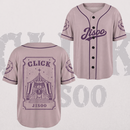 Jisoo Click Solo Album Baseball Jersey BLACKPINK Gifts For Blink