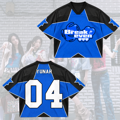Breakeven Illit Album Comeback Mixed Mesh Jersey Geschenk für Gllit