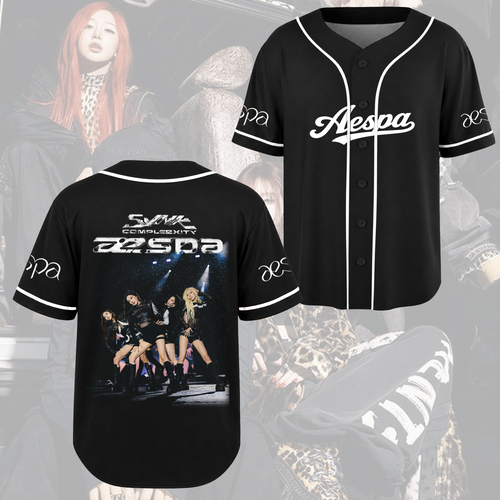 aespa SYNK Complexity Konzert Baseballtrikot Bühne Fan-Geschenke