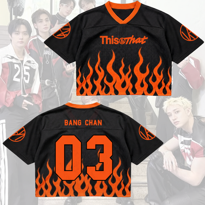 Bold Stray Kids This That Album Jersey Run It Merch Geschenk für STAY
