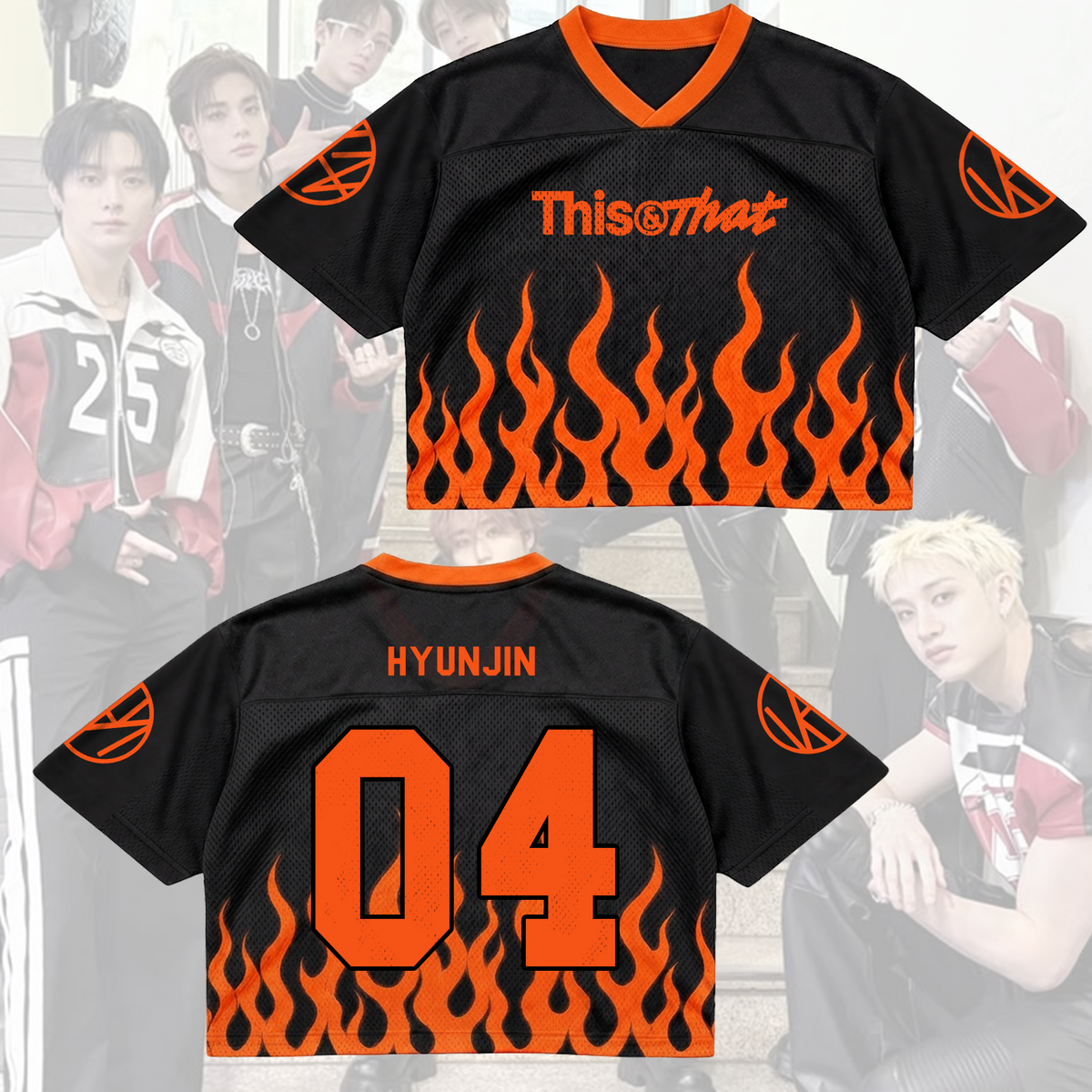 Bold Stray Kids This That Album Jersey Run It Merch Geschenk für STAY