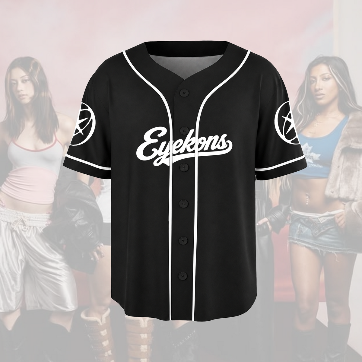 Auffälliges KATSEYE Eyekons Animal Baseballtrikot K-Pop Konzert-Outfit