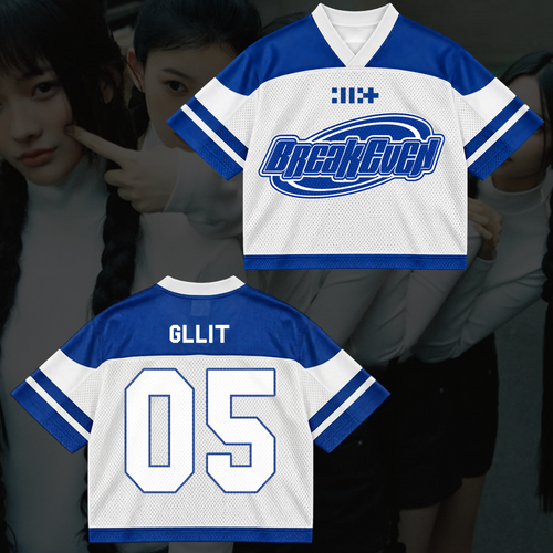 Breakeven Illit Album Comeback Mixed Mesh Jersey Geschenk für Gllit