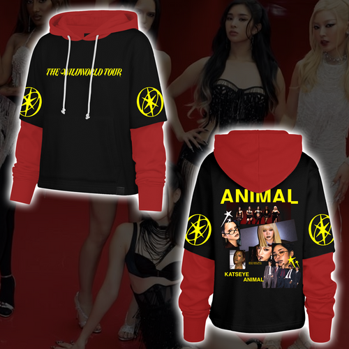 Enigmatischer KATSEYE Wild World Tour Shortstop Hoodie, einzigartige Fan-Edition