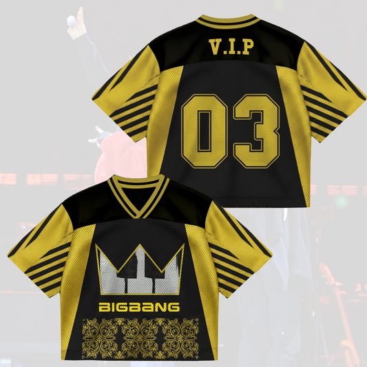 The Crown Reborn 20 Jahre Ruhm Bigbang Mixed-Mesh-Trikot Geschenk für Fans