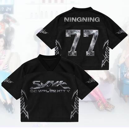 SYNK COMPLaeXITY AESPA Mixed-Mesh-Trikot Geschenk für Fans