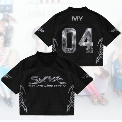 SYNK COMPLaeXITY AESPA Mixed-Mesh-Trikot Geschenk für Fans