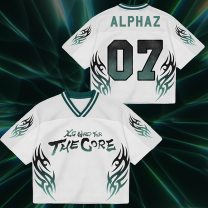 Flawless XG The Core  World Tour Mixed Mesh Jersey Gift For Alphaz