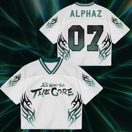 Flawless XG The Core  World Tour Mixed Mesh Jersey Gift For Alphaz