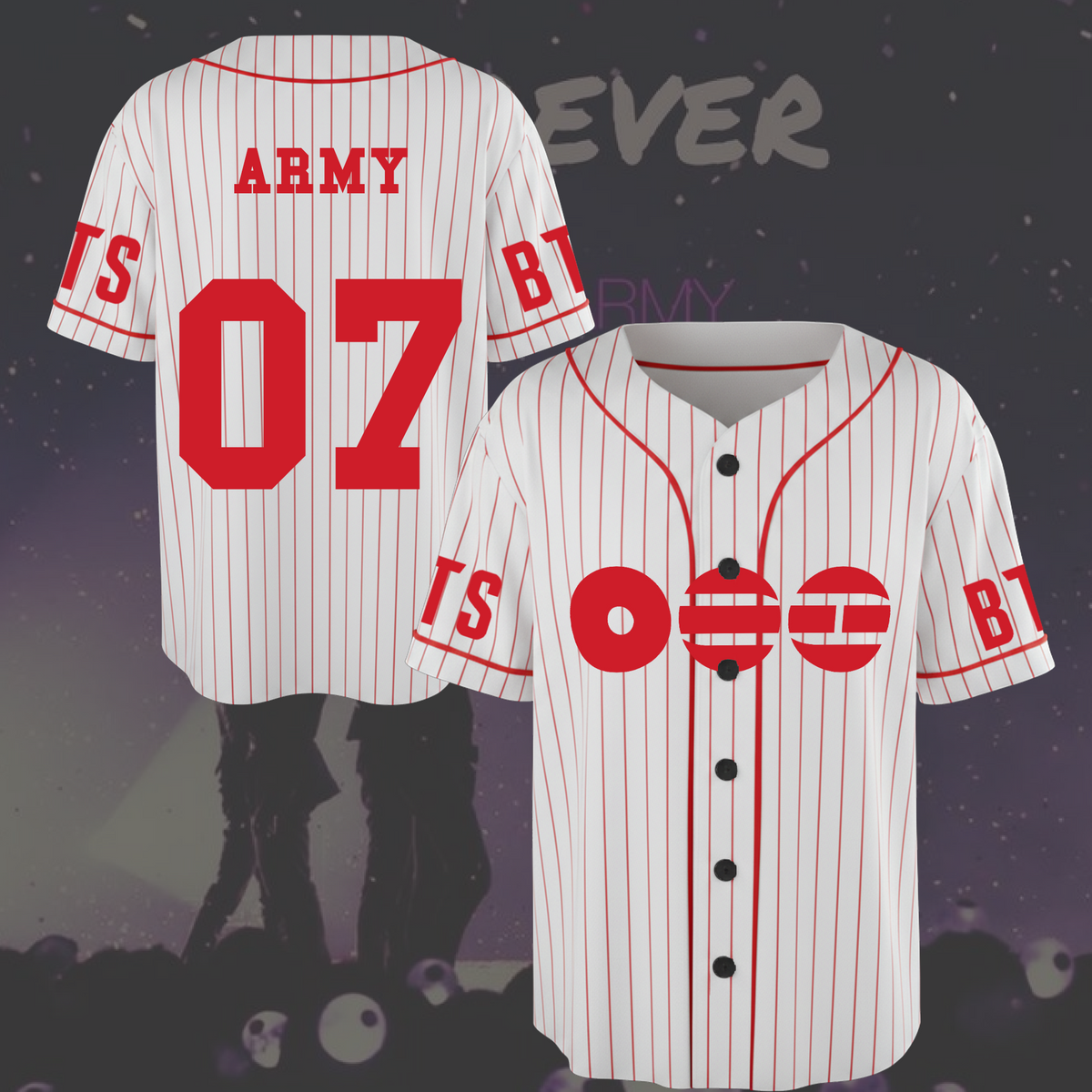 Blockbuster World Tour 2026 Army BTS Baseballtrikot Geschenk für Liebhaber