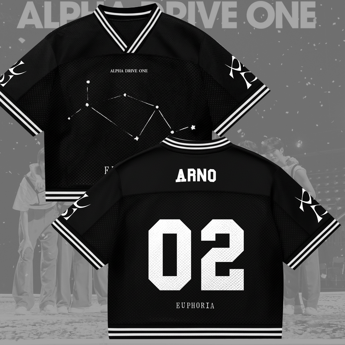 ALPHA DRIVE ONE Euphoria Album ALD1 Mixed-Mesh-Trikot