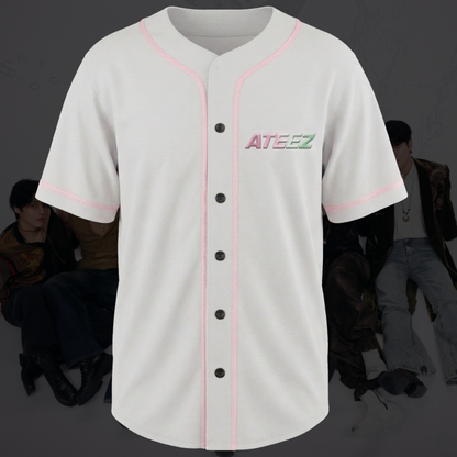 Ateez Golden Hour Konzert Baseball-Trikot Geschenk für Fans
