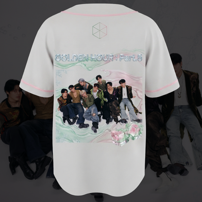 Ateez Golden Hour Konzert Baseball-Trikot Geschenk für Fans