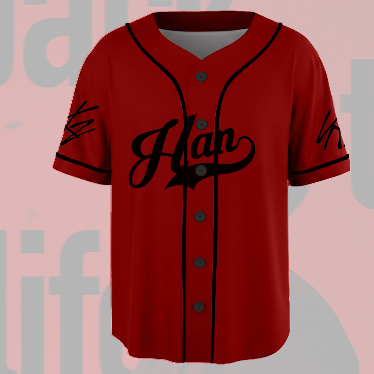 Orange Era Stray Kids Han Back To Life Baseball-Trikot Geschenk für Fans