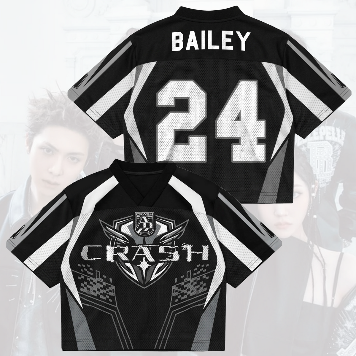 Allday Project Crash Album Mixed Mesh Jersey Geschenk für Fans