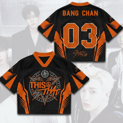 Energetisches Stray Kids This That Album Mixed Mesh Jersey Perfektes Fan-Geschenk