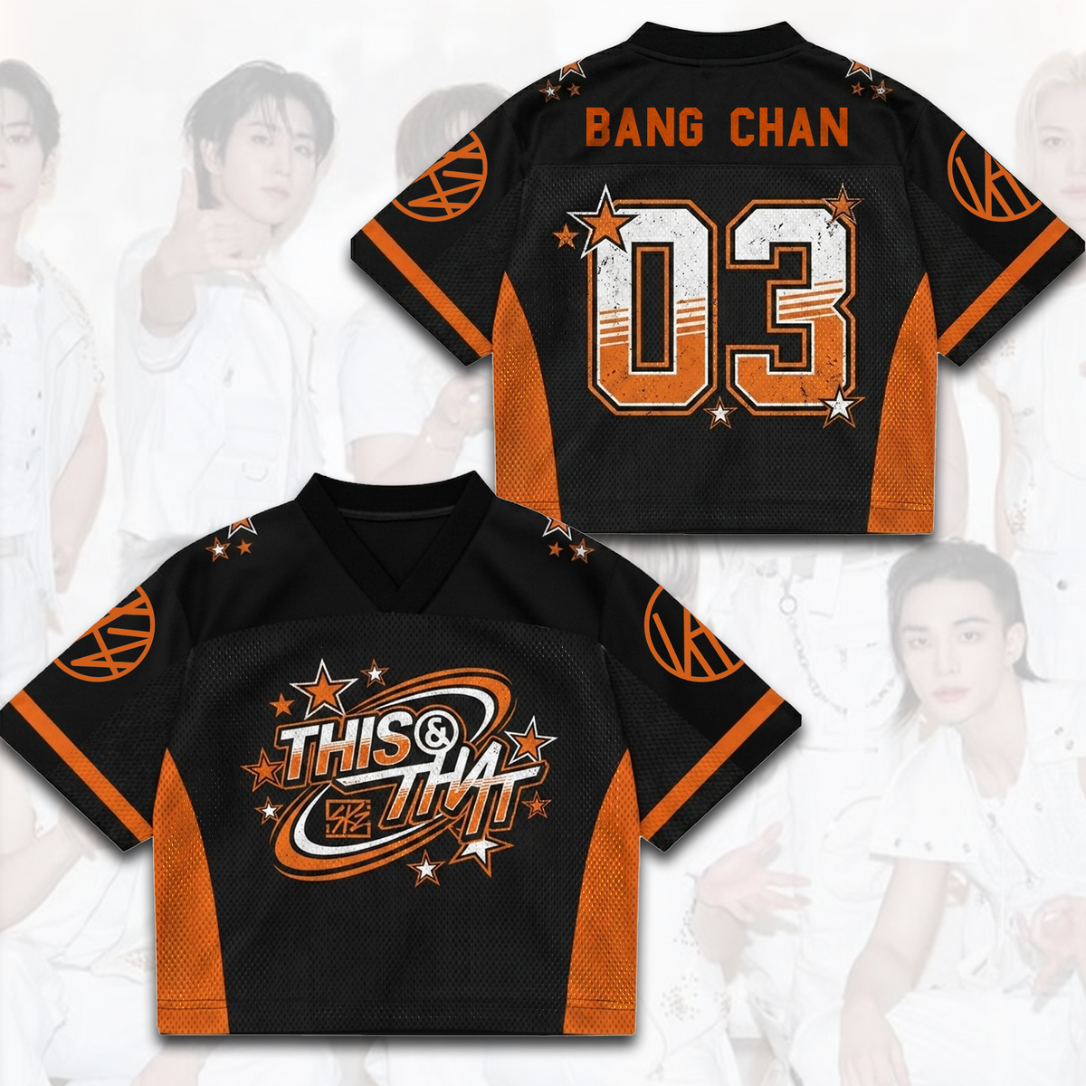 Dynamisches Stray Kids This That Mixed-Mesh-Trikot, das ultimative Geschenk für Fans