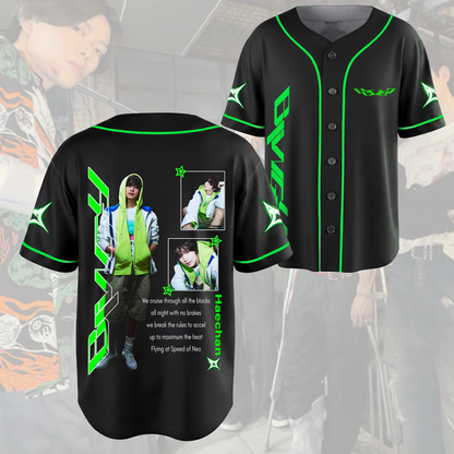 Stilvolles NCT 127 Bling-Album-Baseballtrikot Fan-Edition