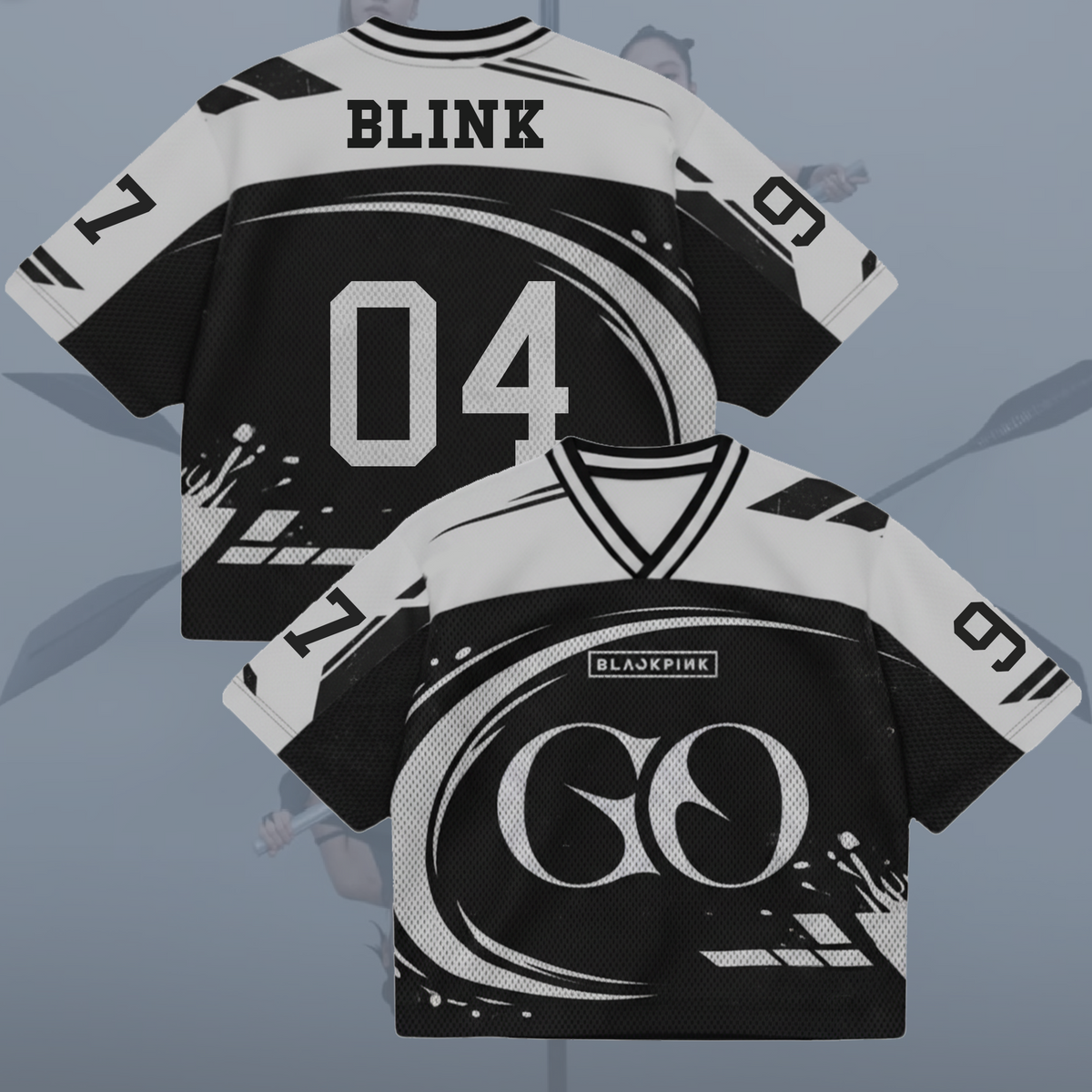Title Go Deadline Blackpink Album Mixed Mesh Jersey