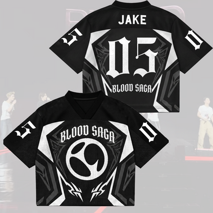 Final Stage Blood Saga Enhypen Mix-Mesh-Trikot Geschenk für Fans