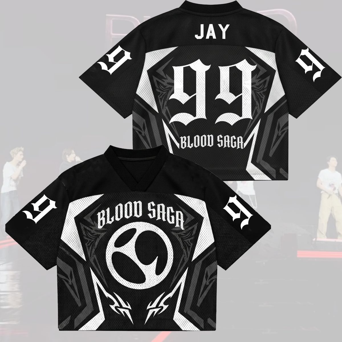 Final Stage Blood Saga Enhypen Mix-Mesh-Trikot Geschenk für Fans