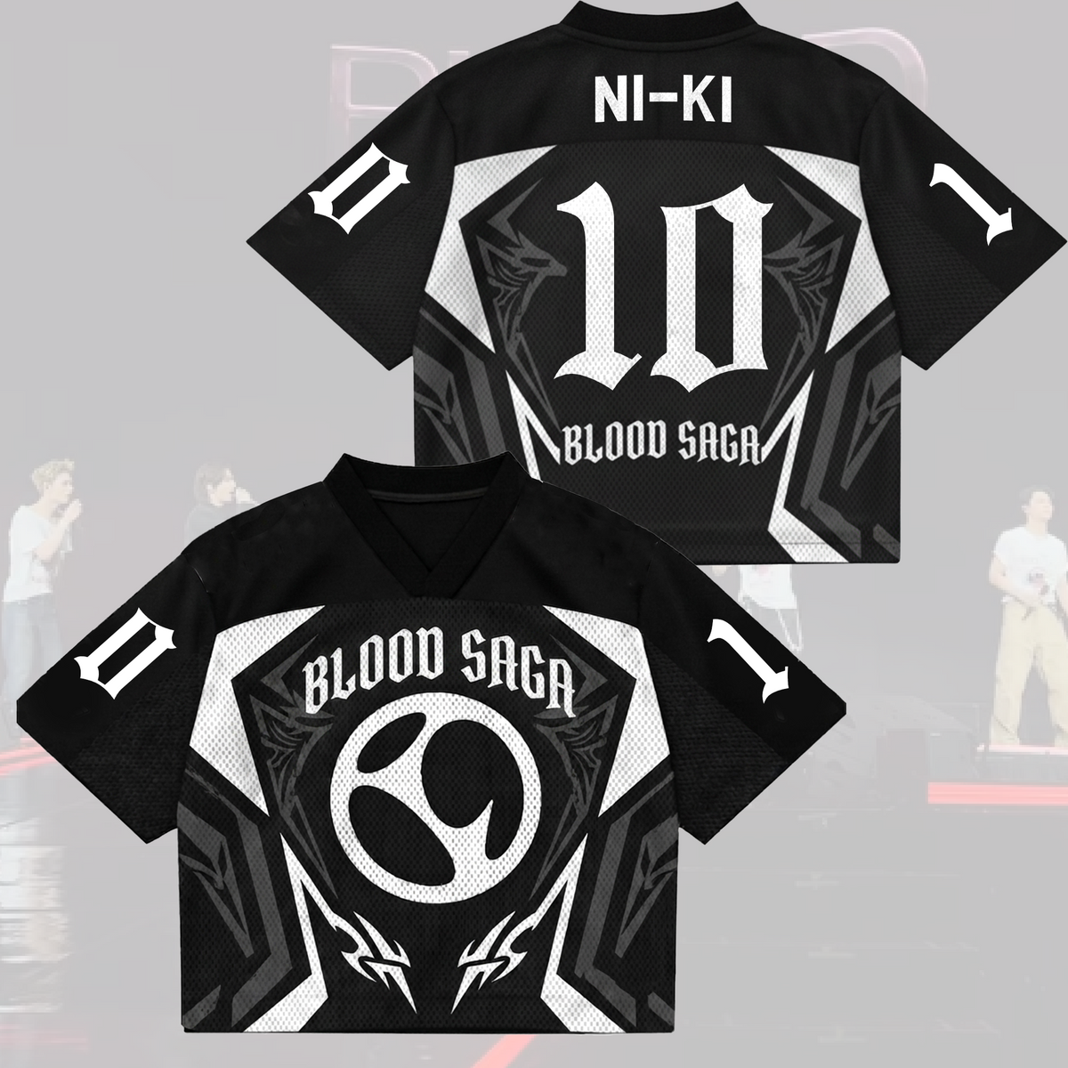 Final Stage Blood Saga Enhypen Mix-Mesh-Trikot Geschenk für Fans