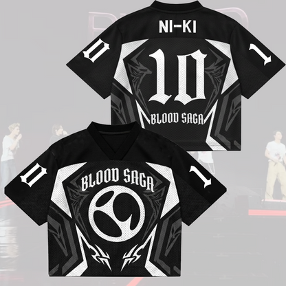 Final Stage Blood Saga Enhypen Mix-Mesh-Trikot Geschenk für Fans