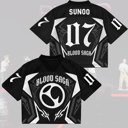 Final Stage Blood Saga Enhypen Mix-Mesh-Trikot Geschenk für Fans