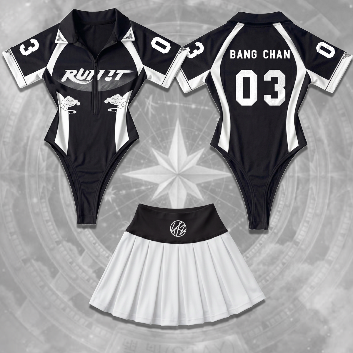 Epic Run It Stray Kids Welttournee Komplett-Jersey-Body-Set Geschenk für Stay