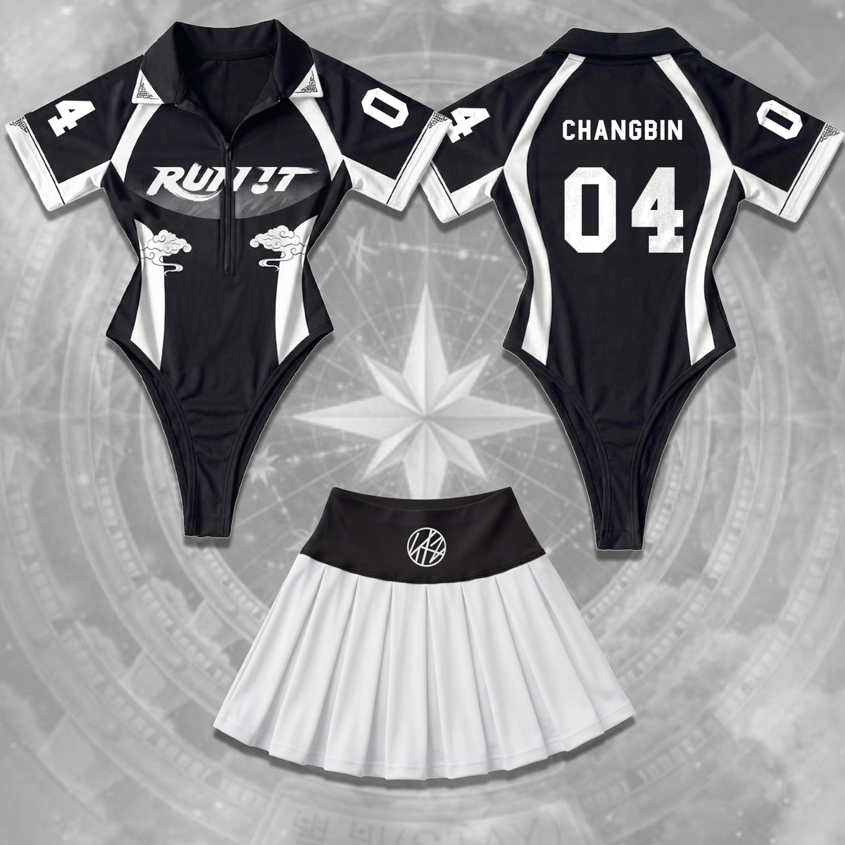 Epic Run It Stray Kids Welttournee Komplett-Jersey-Body-Set Geschenk für Stay