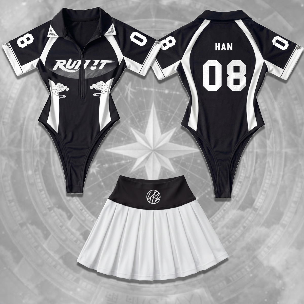 Epic Run It Stray Kids Welttournee Komplett-Jersey-Body-Set Geschenk für Stay