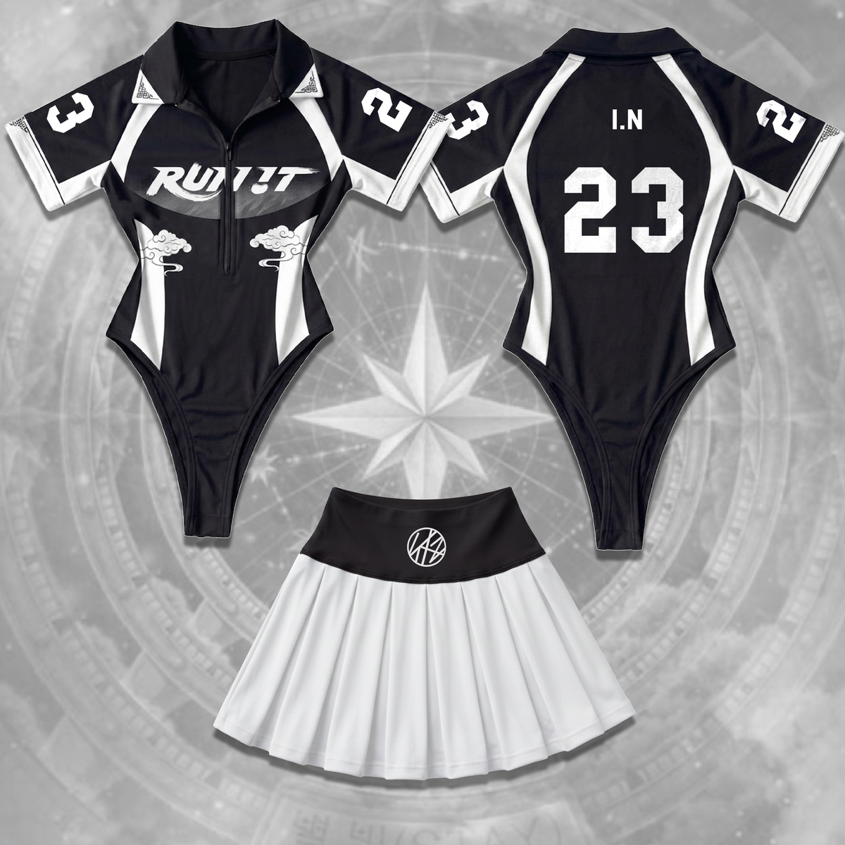 Epic Run It Stray Kids Welttournee Komplett-Jersey-Body-Set Geschenk für Stay