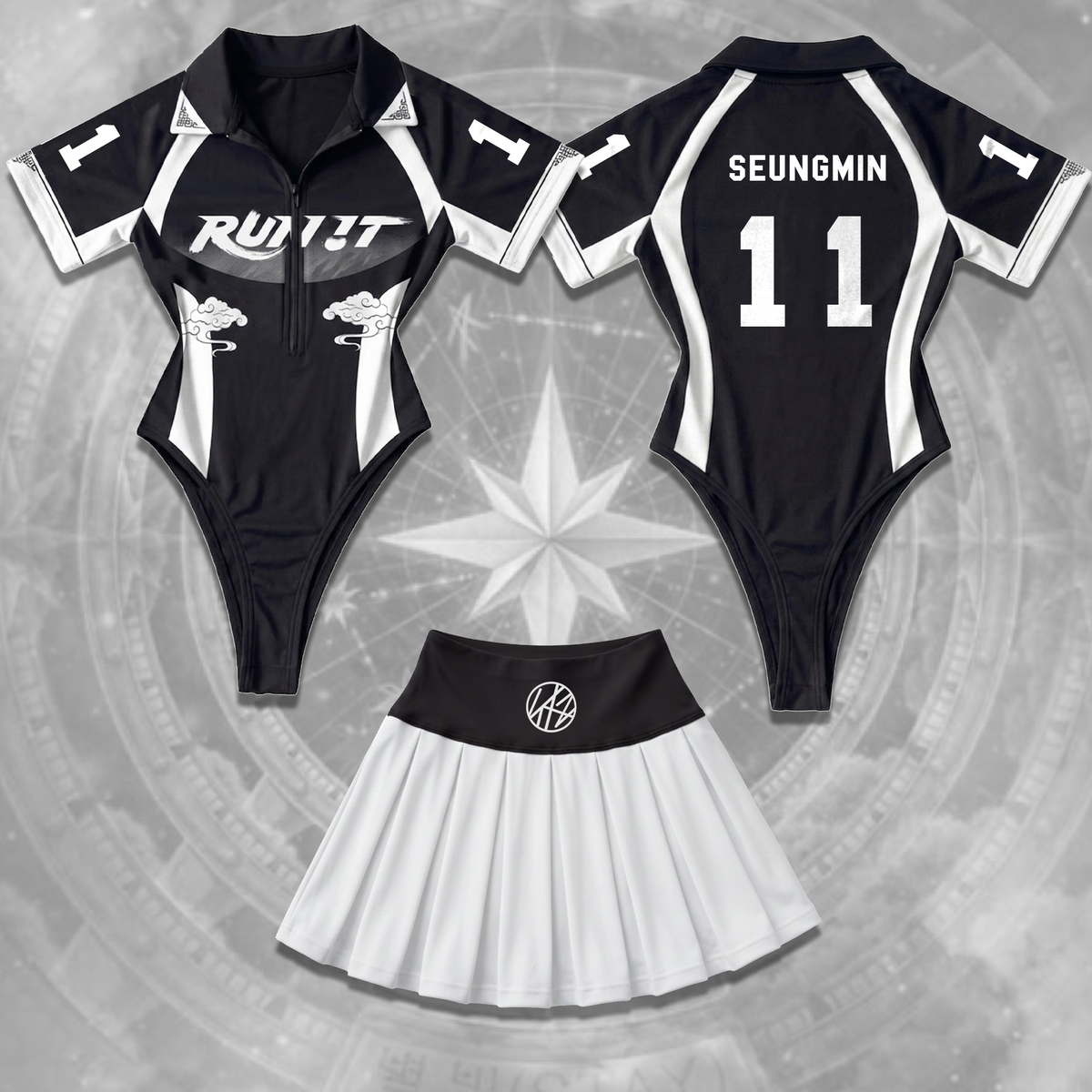 Epic Run It Stray Kids Welttournee Komplett-Jersey-Body-Set Geschenk für Stay