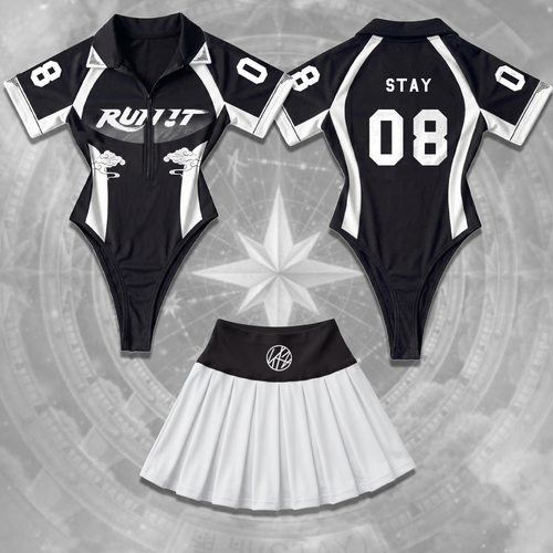 Epic Run It Stray Kids Welttournee Komplett-Jersey-Body-Set Geschenk für Stay