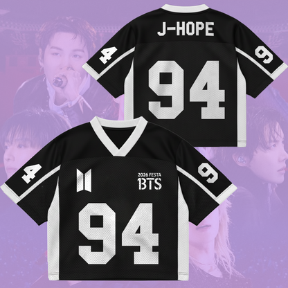 Prime Bts 2026 Festa Dreizehn Jahre Arirang World Tour Mix Mesh Trikot