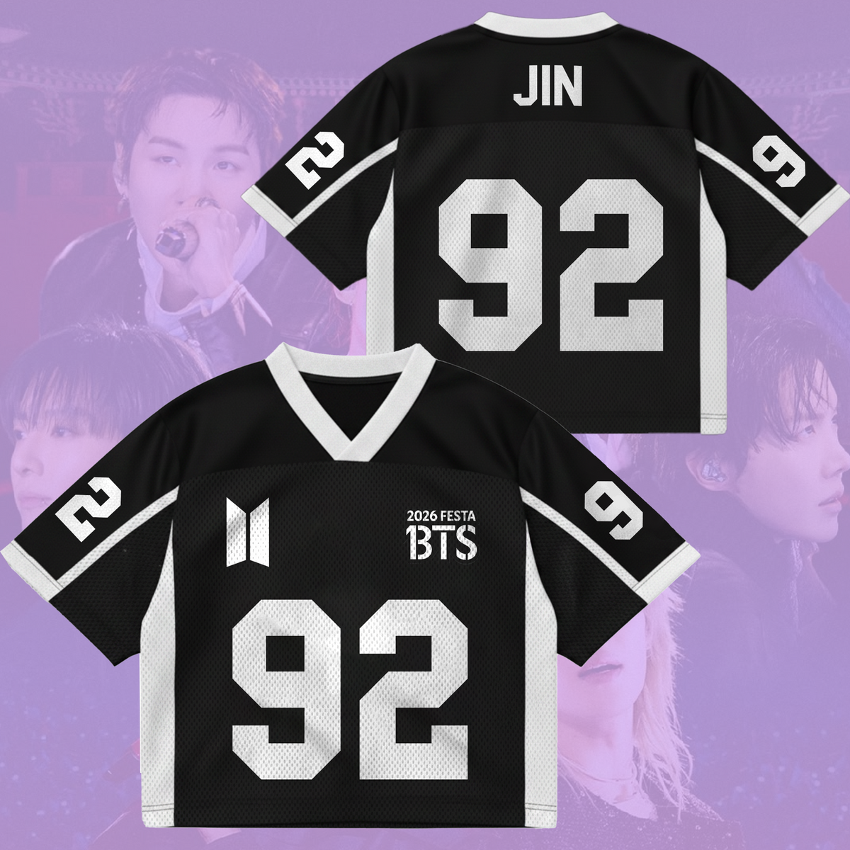 Prime Bts 2026 Festa Dreizehn Jahre Arirang World Tour Mix Mesh Trikot
