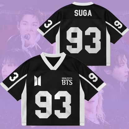 Prime Bts 2026 Festa Dreizehn Jahre Arirang World Tour Mix Mesh Trikot