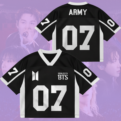 Prime Bts 2026 Festa Dreizehn Jahre Arirang World Tour Mix Mesh Trikot