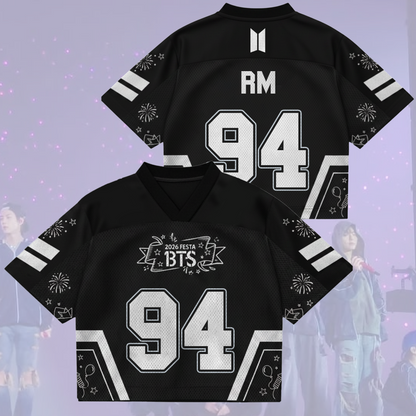 Ecstasy BTS Festa 13. Jahrestag Happy Arirang Tour Mix Mesh-Trikot