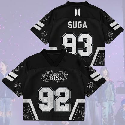 Ecstasy BTS Festa 13. Jahrestag Happy Arirang Tour Mix Mesh-Trikot