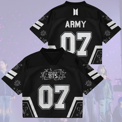 Ecstasy BTS Festa 13. Jahrestag Happy Arirang Tour Mix Mesh-Trikot