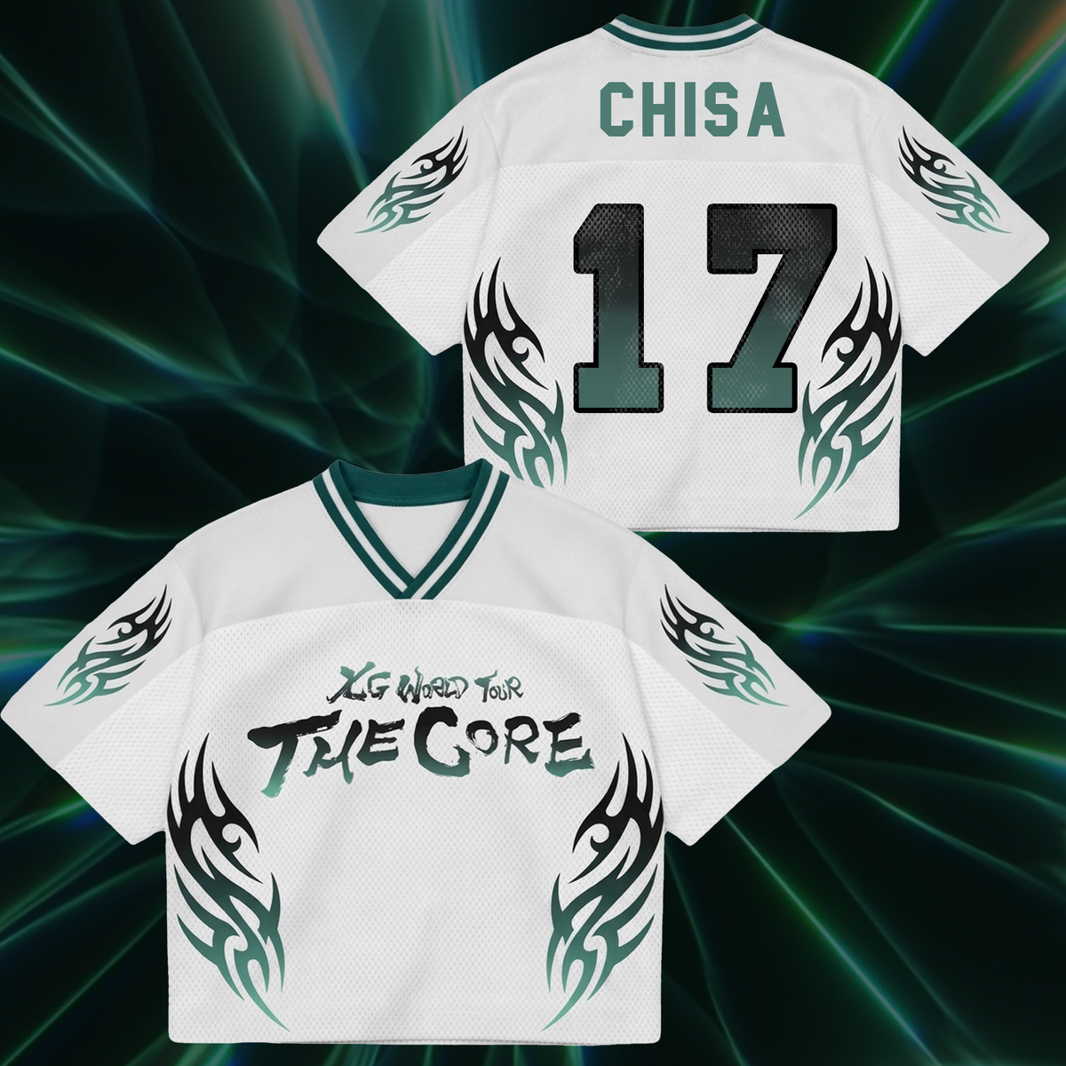 Flawless XG The Core  World Tour Mixed Mesh Jersey Gift For Alphaz