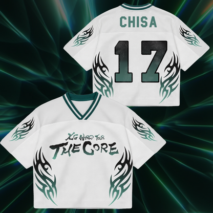 Flawless XG The Core  World Tour Mixed Mesh Jersey Gift For Alphaz