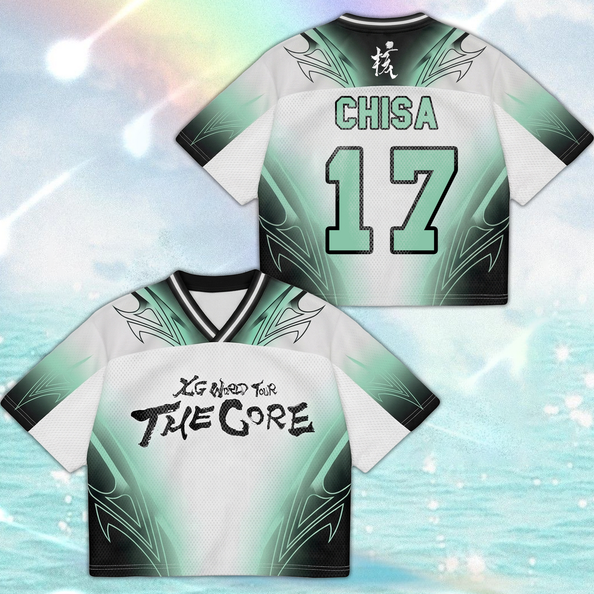 Charismatic XG The Core  World Tour Mixed Mesh Jersey Gift For Fans