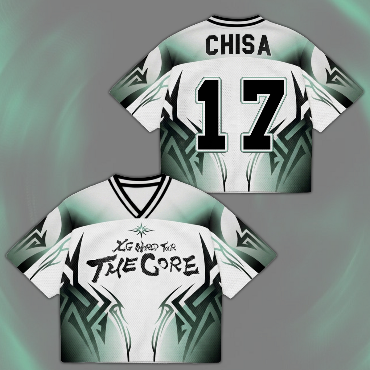 Mesmerizing XG The Core  World Tour Mixed Mesh Jersey Gift For Alphaz