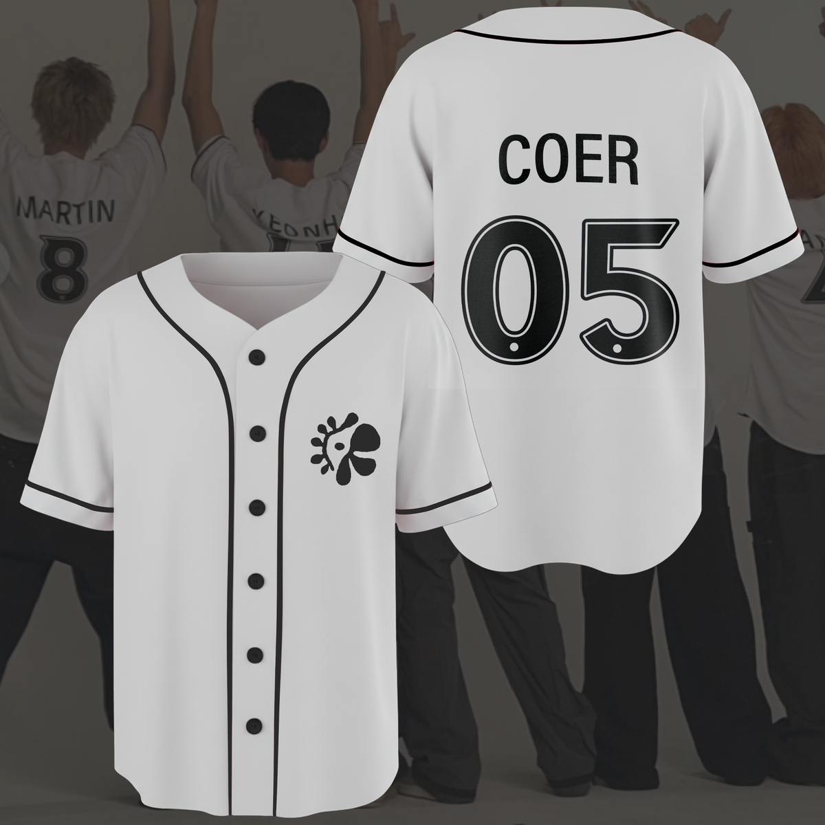 Cortis Uniform „Put Your Phone Down“-Tour Baseballtrikot Fan-Edition