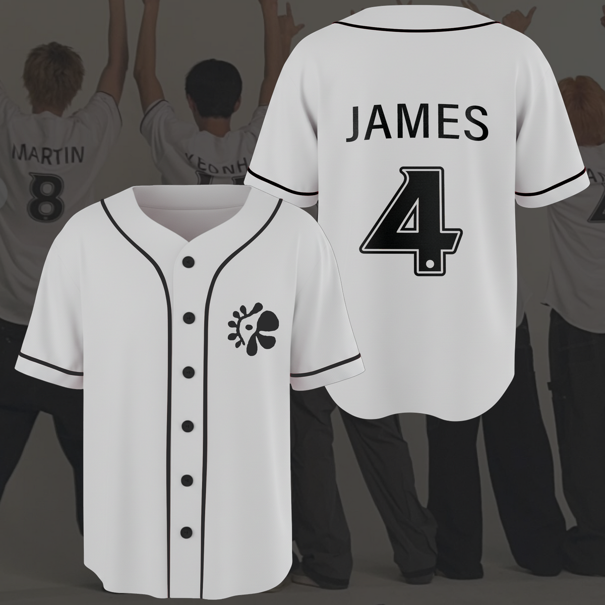 Cortis Uniform „Put Your Phone Down“-Tour Baseballtrikot Fan-Edition